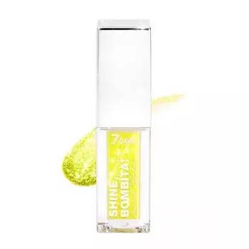 7Days Блестящие жидкие тени для век, мерцающие блестки, блеск shine bombita 406 amaze 5.5 мл
