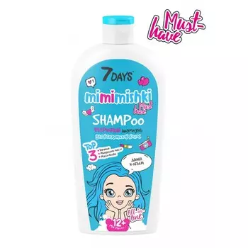 7Days Шампунь для всех типов волос mimimishki фееричный длина и объем 400 мл