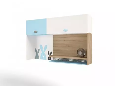 ABC-King Полка навесная надстройка на стол Mix Bunny (левая)