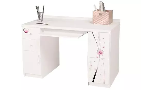 ABC-King Стол двух тумбовый с бортиком Princess