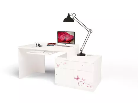 ABC-King Стол модульный Г и Тумба 400+400 Swarovski Фея (правый)