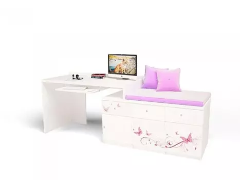 ABC-King Стол модульный Г и Тумба 400+800 Фея (левый)