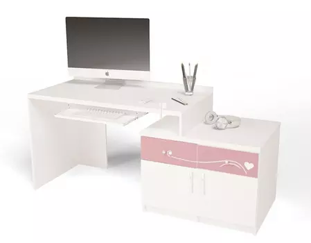 ABC-King Стол модульный Г Правый Тумба 800 Lovely