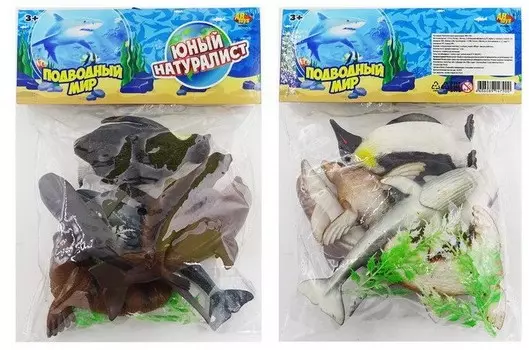 ABtoys Юный натуралист Фигурки морских животных 6 шт.