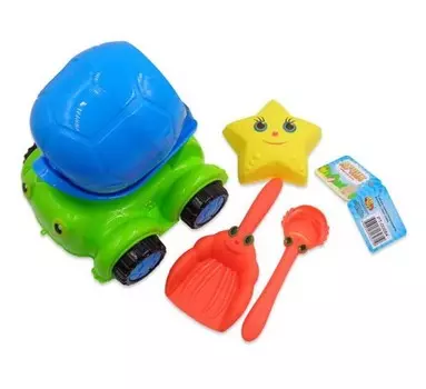 ABtoys Лучик Набор для песка (4 предмета)