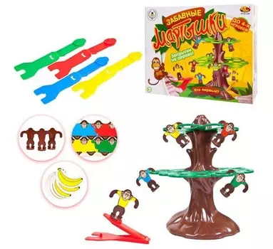ABtoys Настольная игра Забавные мартышки
