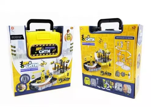 ABtoys Трек в рюкзаке Стройка