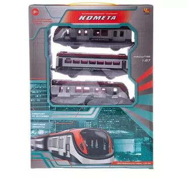 ABtoys Железная дорога Комета Железнодорожный экспресс 176 см (31 предмет)