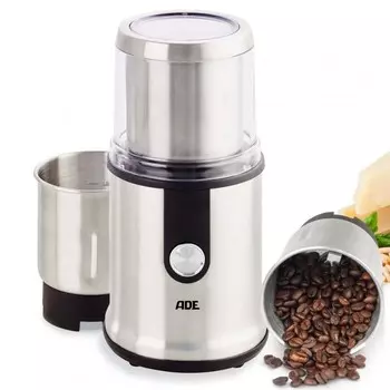 Ade Кофемолка электрическая с двумя чашами KA1805