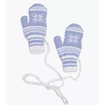 Airwool Варежки жаккард на веревочке 5690