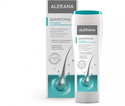 Алерана Шампунь для жирных и комбинированных волос 250 мл