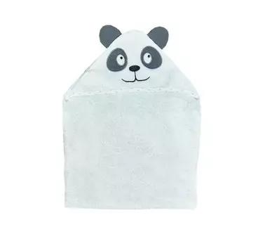 Alis Уголок для купания Цветная коллекция Панда махра 110х75