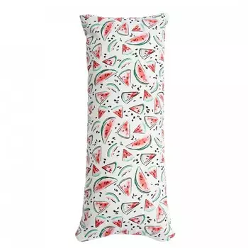 Amaro Home Подушка Валик Арбузики с лузгой гречихи Eco Line 50x20