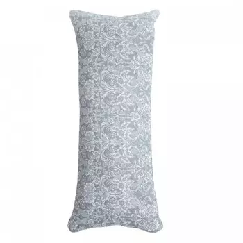 Amaro Home Подушка Валик Дамаск с лузгой гречихи Eco Line 50x20