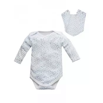 AmaroBaby Боди длинный рукав с нагрудником Звезды