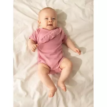 AmaroBaby Боди с рюшей и коротким рукавом Nature