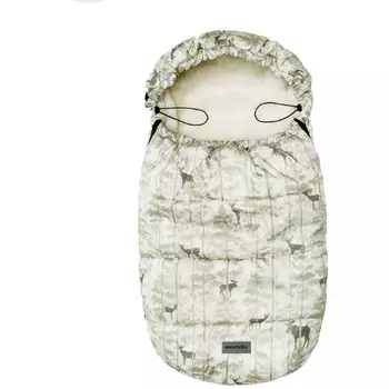 AmaroBaby Конверт зимний меховой Snowy Baby Олени 105 см