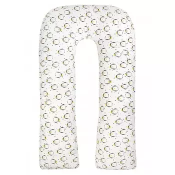 AmaroBaby Наволочка к подушке для беременных U-образная Пингвины 340х35 см