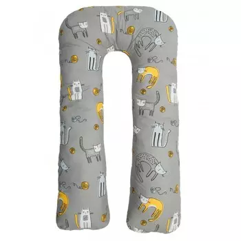 AmaroBaby Подушка для беременных U-образная 340х35 Золотой котик