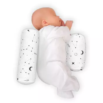 AmaroBaby Подушка валик-позиционер для боковой поддержки Nature Anatomy с лузгой гречихи