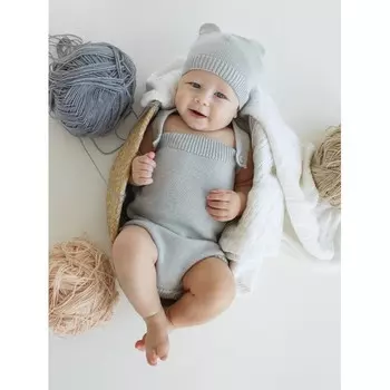 AmaroBaby Полукомбинезон-боди с шапочкой Pure Love Bear