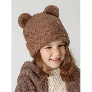 AmaroBaby Шапка плюшевая с ушками мишки Plush