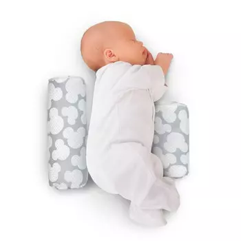 AmaroBaby Валик-позиционер для боковой поддержки Nature Anatomy с лузгой гречихи Мышонок