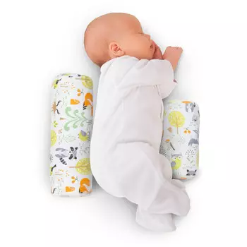 AmaroBaby Валик-позиционер для боковой поддержки Nature Anatomy с лузгой гречихи Зверята