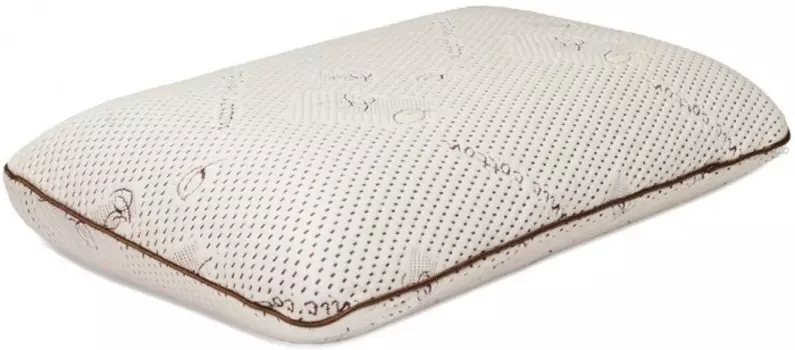 Ambesonne Анатомическая подушка с эффектом памяти Memory Foam и чехлом из хлопка 60х40