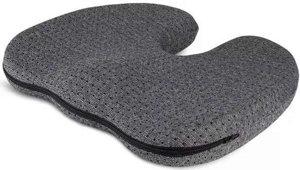 Ambesonne Подушка анатомическая под копчик для кресла, стула, автомобильного сиденья 46x36