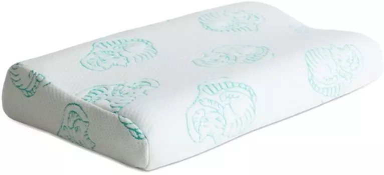 Ambesonne Подушка анатомическая с эффектом памяти Memory Foam чехол бамбук 45х28 plortorb_04