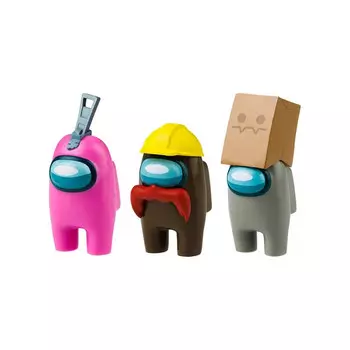 Among Us Набор фигурок серия 3 в коробке с окном 3 шт. AU2321С