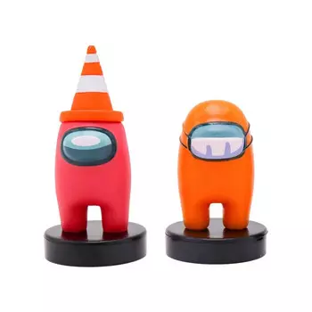 Among Us Набор фигурок-штампиков 3 серия в коробке с окном 2 шт. AU5315C