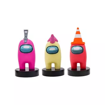 Among Us Набор фигурок-штампиков 3 серия в коробке с окном 3 шт. AU5321A