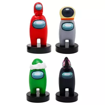 Among Us Набор фигурок-штампиков 3 серия в блистере 4 шт. AU5330C