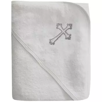 Ангелочки Пеленка для крещения с уголком махровая 100х100 см