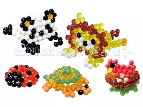 Aquabeads Набор бусин Зверюшки 3D
