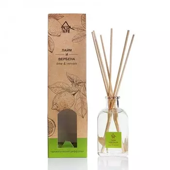 Arida Home Аромадиффузор с палочками Лайм и вербена 100 мл