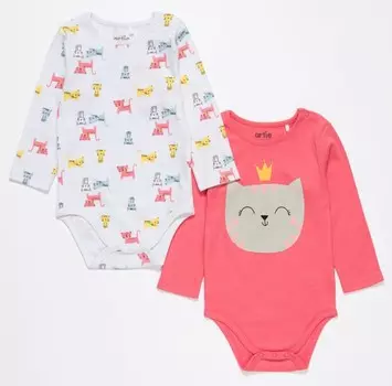 Artie Боди для девочек Basic Babywear Кошечки 2ABd-609d 2 шт.