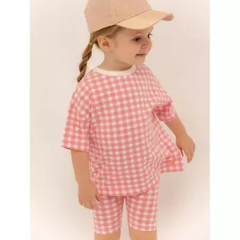 Artie Футболка для девочки Fk-002d Клетка