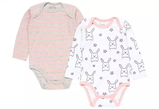Artie Полукомбинезон для девочек Зайчики 2 шт.