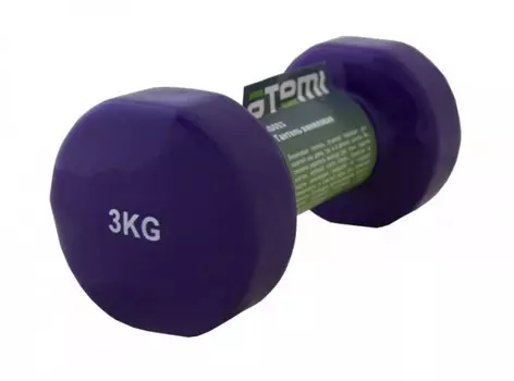 Atemi Гантель виниловая AD053 3 кг