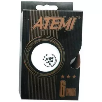 Atemi Мячи для настольного тенниса № 3 6 шт.