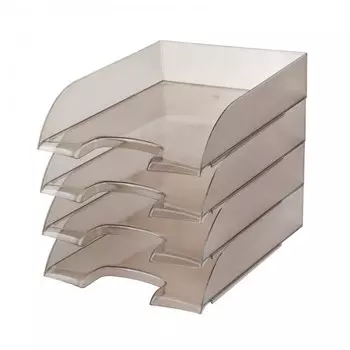 Attache Лоток для бумаг тонированный 4 шт.