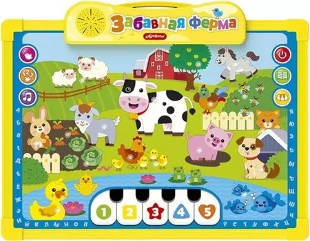 Азбукварик Говорящая доска Забавная ферма
