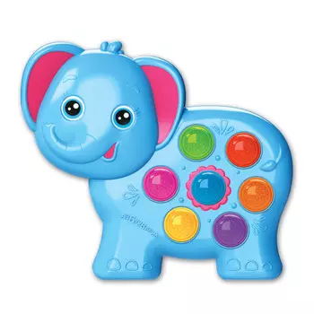 Азбукварик Игрушка музыкальная Веселушка Слоненок