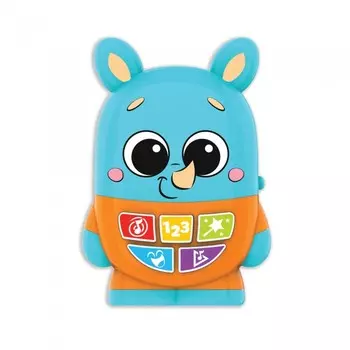 Азбукварик Музыкальная игрушка Носорожек Диско-малыши