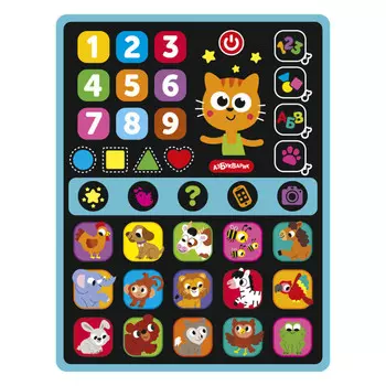 Азбукварик Планшетик Первые знания с Котёнком
