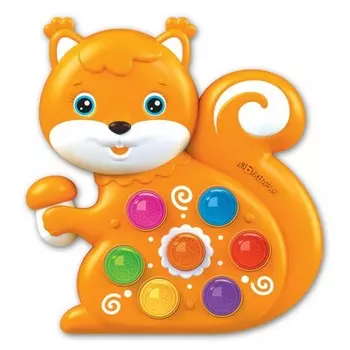 Азбукварик Веселушки Электронная музыкальная игрушка Белочка