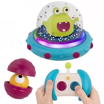 B.Toys Машинка на пульте управления НЛО с инопланетянином B1573